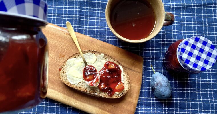 Zwetschgen Schlecksel aka Pflaumen Marmelade