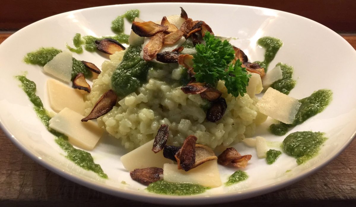 Risotto mit Petersilienwurzel