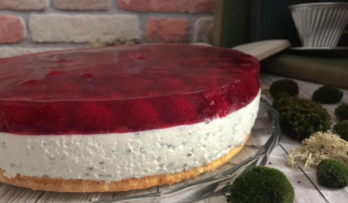 Chia-Himbeertorte zum Jubiläum